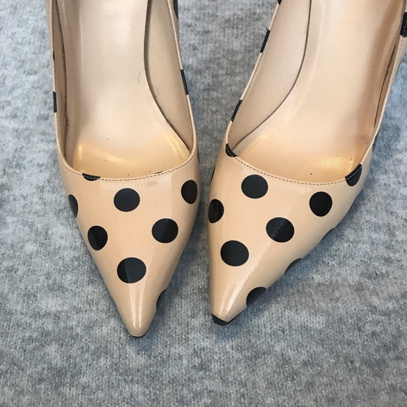 kate spade Shoes - Kate Spade Licorice Polka-Dot Pumps